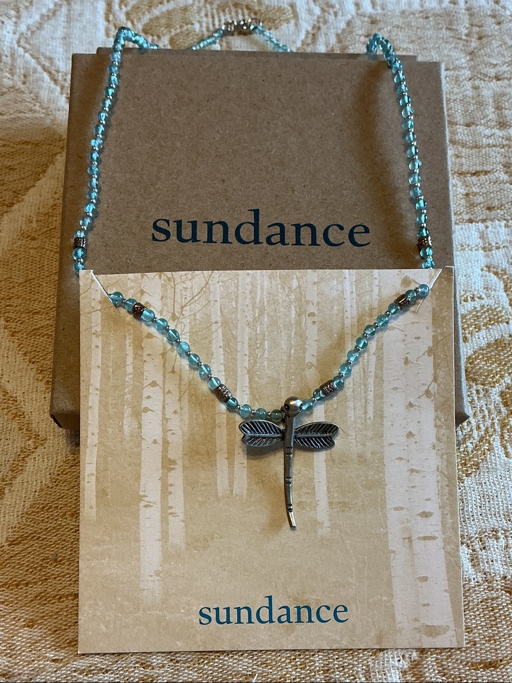 SUNDANCE CATALOG DRAGONFLY NECKLACE